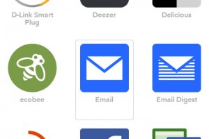 IFTTT レシピ作成その９ Emailを選択