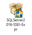 SQL Server Express インストーラアイコン