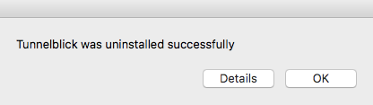 Tunnelblickのアンインストール手順16
