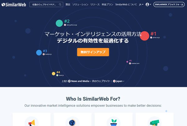 SimilarWebサイトキャプチャ