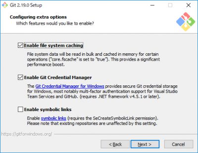 Git for Windowsインストール06