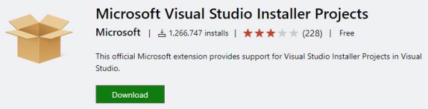 Microsoft Visual Studio Installer Projects