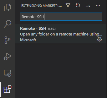 Remote-SSHのインストール