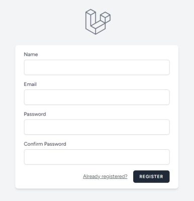 Laravel Breeze Register